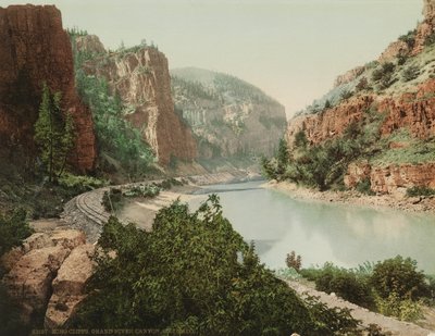 Echo-Klippen, Grand River Canyon, Colorado, ca. 1880 von William Henry Jackson